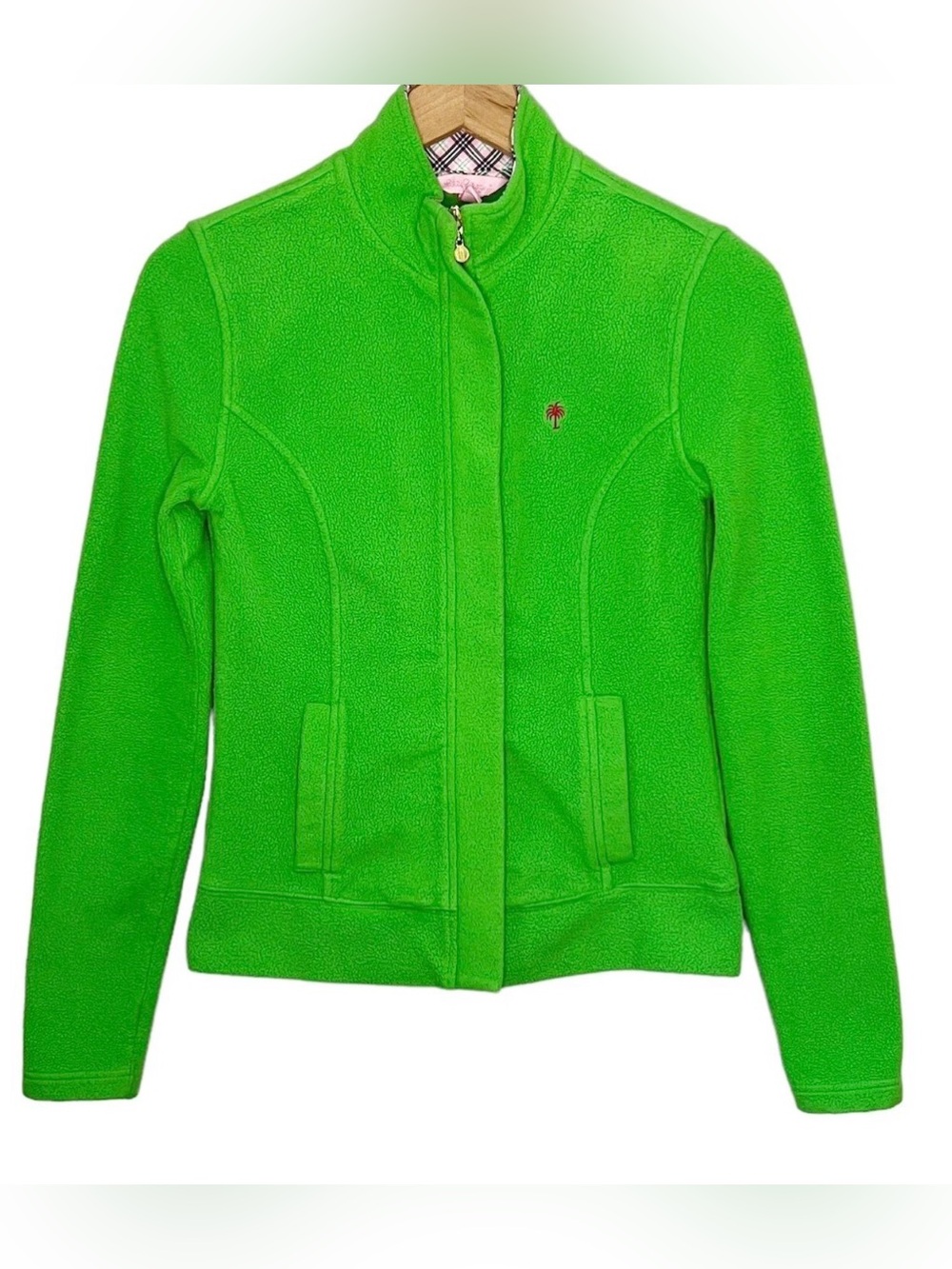 Lilly Pulitzer Green Fleece Jacket Small